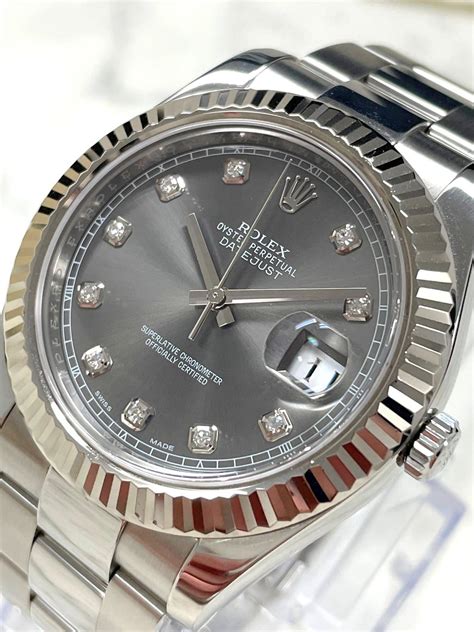 rolex 116334 rhodium